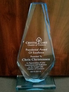 Chris Christensen award of excellence