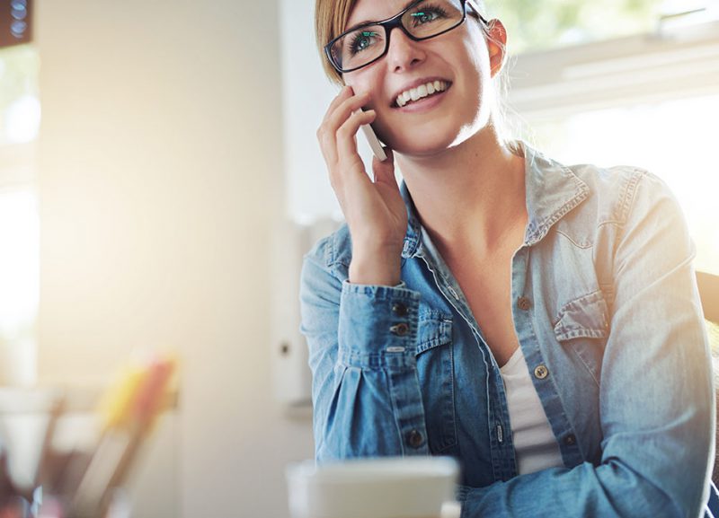 Woman on Phone