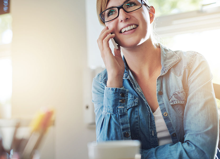 Office woman Talking to Someone on Phone Woman on Phone